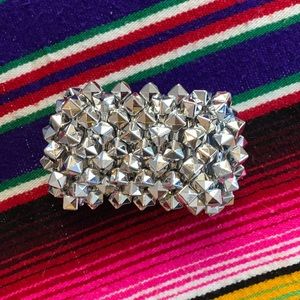 Spikey silver bracelet